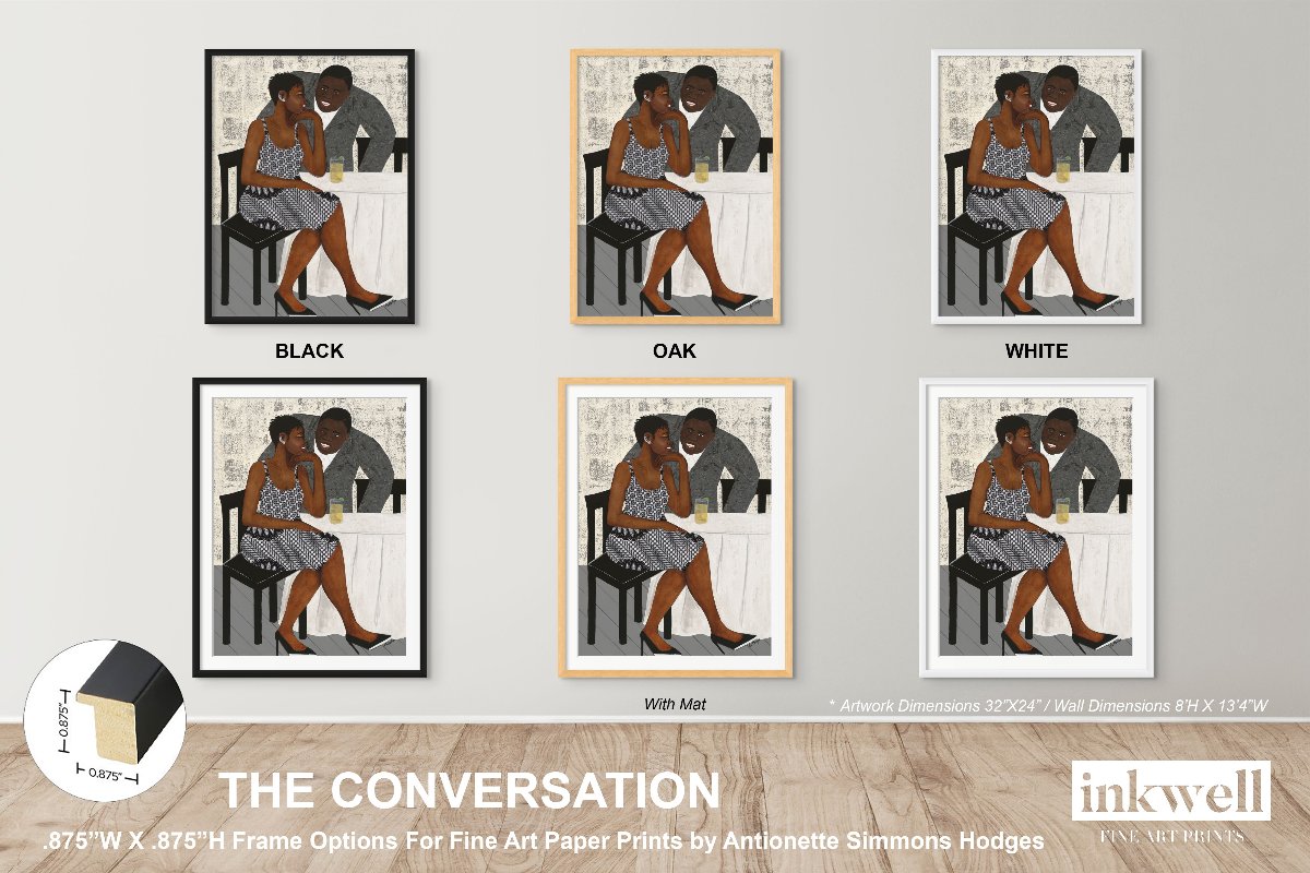 The Conversation - Framed Fine Art Print - Antionette's Artistry