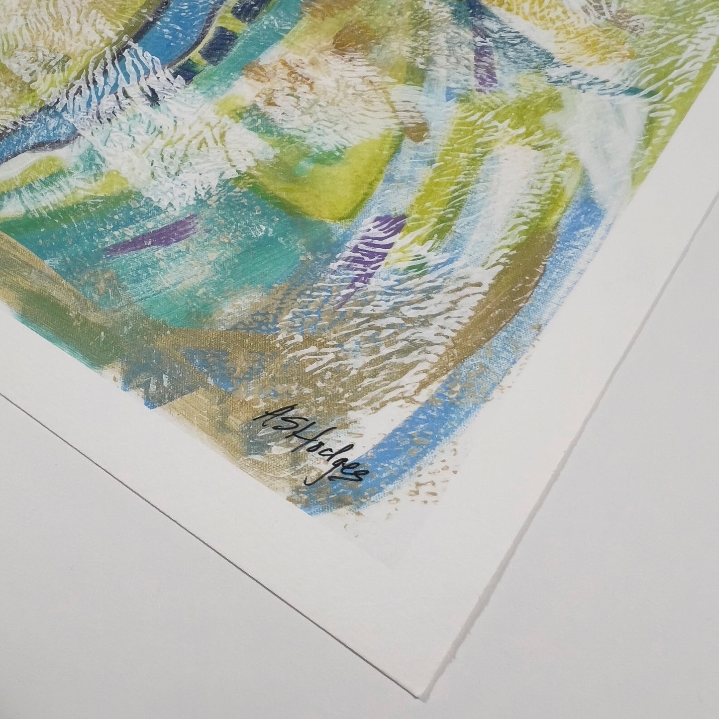 Motion in Teal - Framed Fine Art Print - Antionette's Artistry