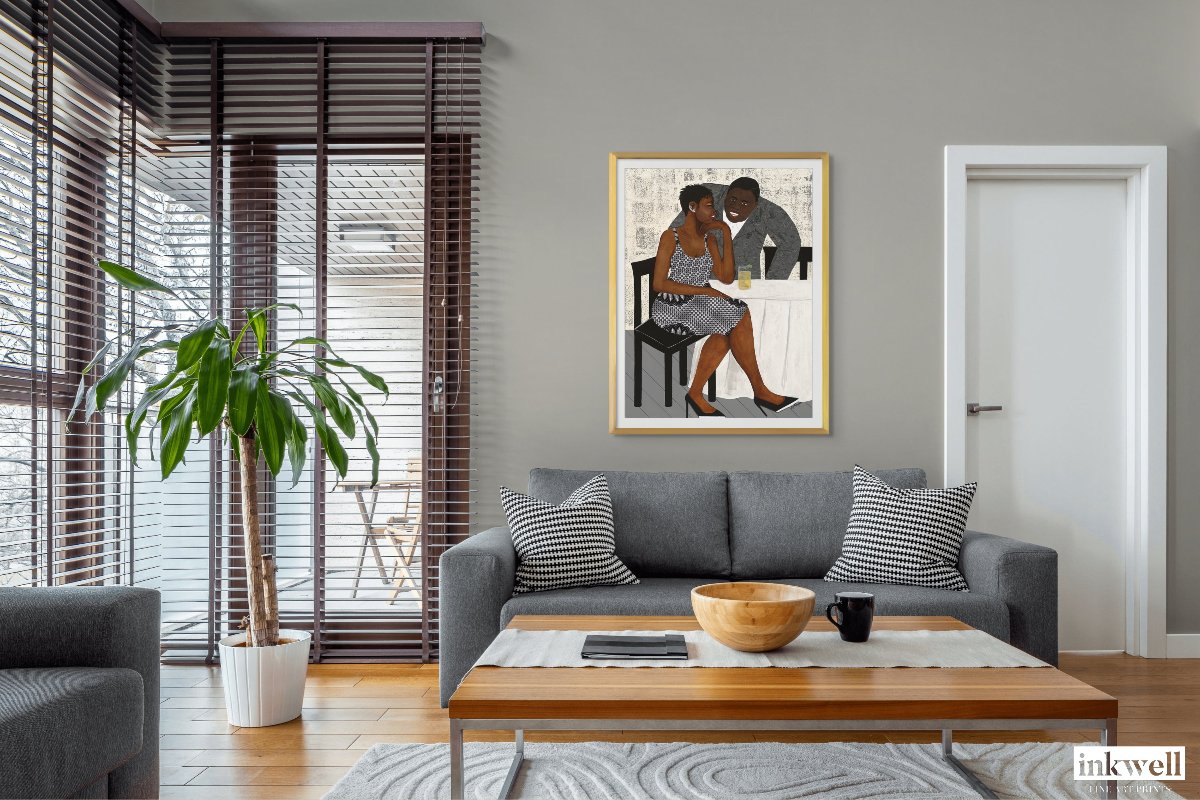 The Conversation - Framed Fine Art Print - Antionette's Artistry