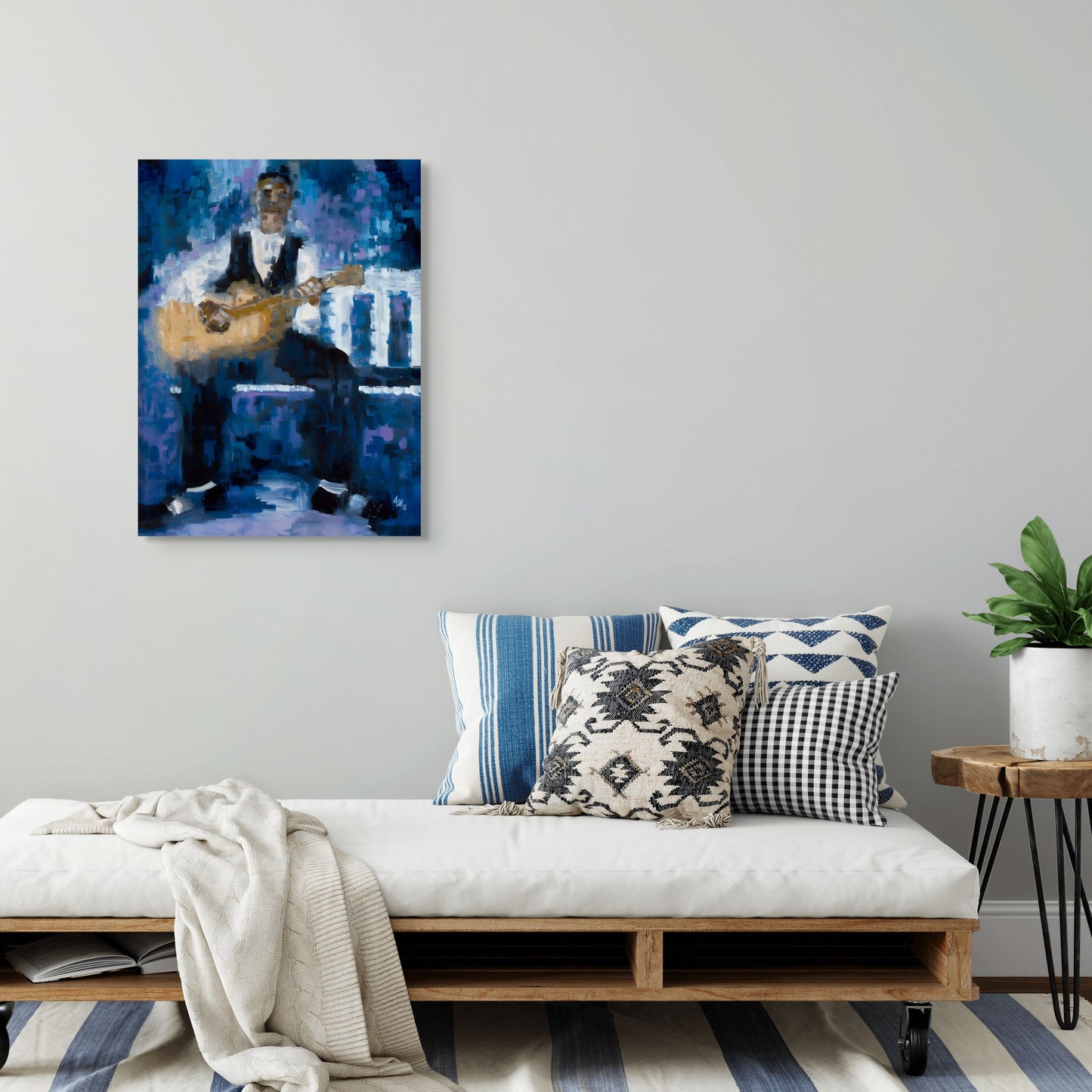 Country Rhythm - Stretched Canvas Print - Antionette's Artistry