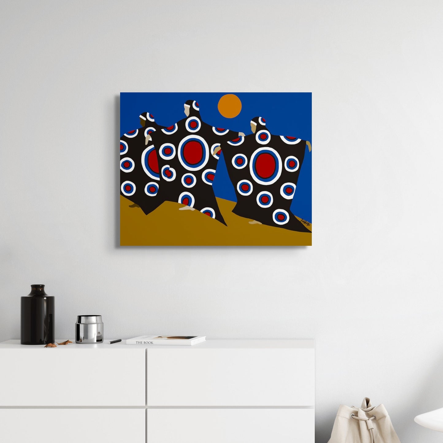 Dance of the Dougla - Stretched Canvas Print - Antionette's Artistry