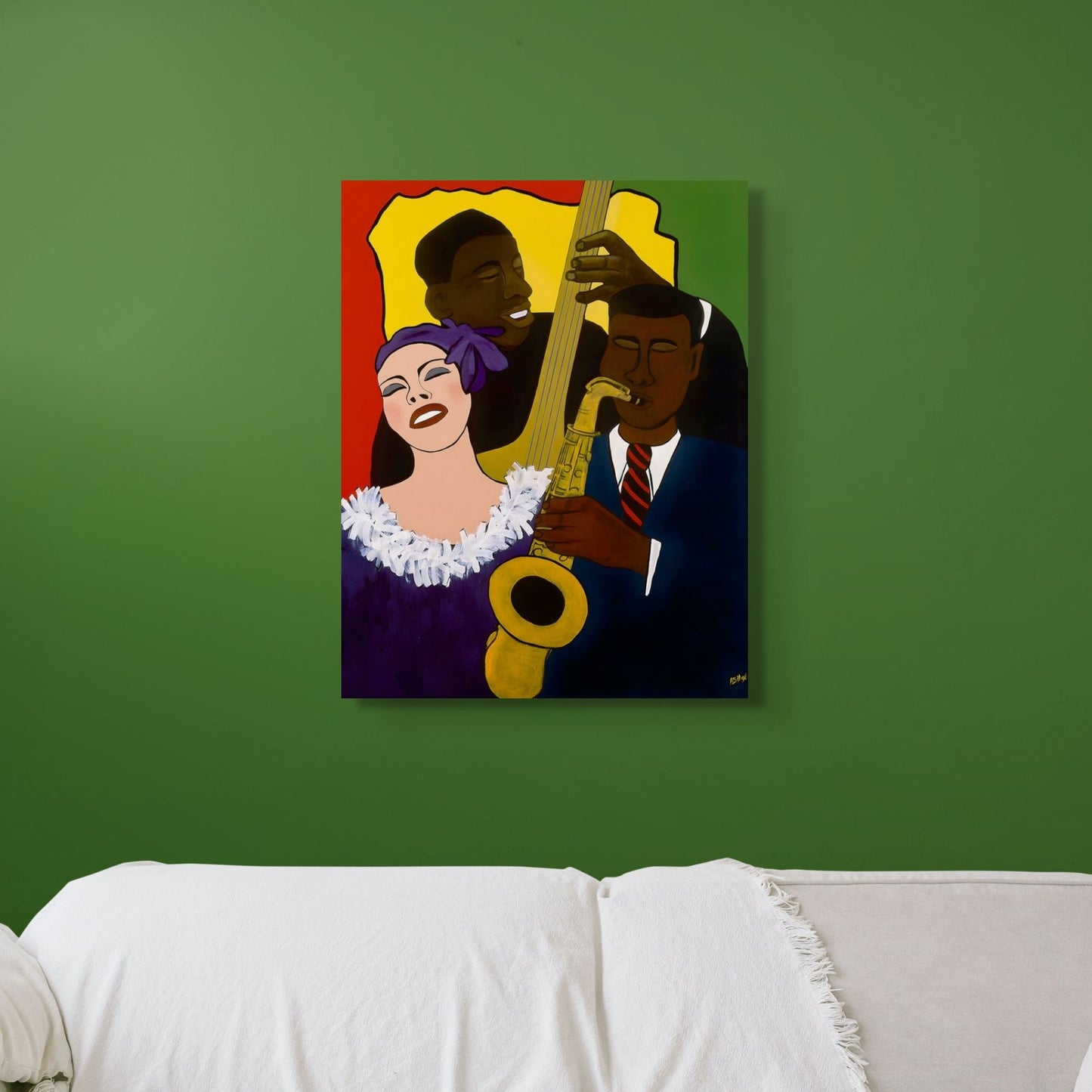 Feelin' The Rhythm - Stretched Canvas Print - Antionette's Artistry