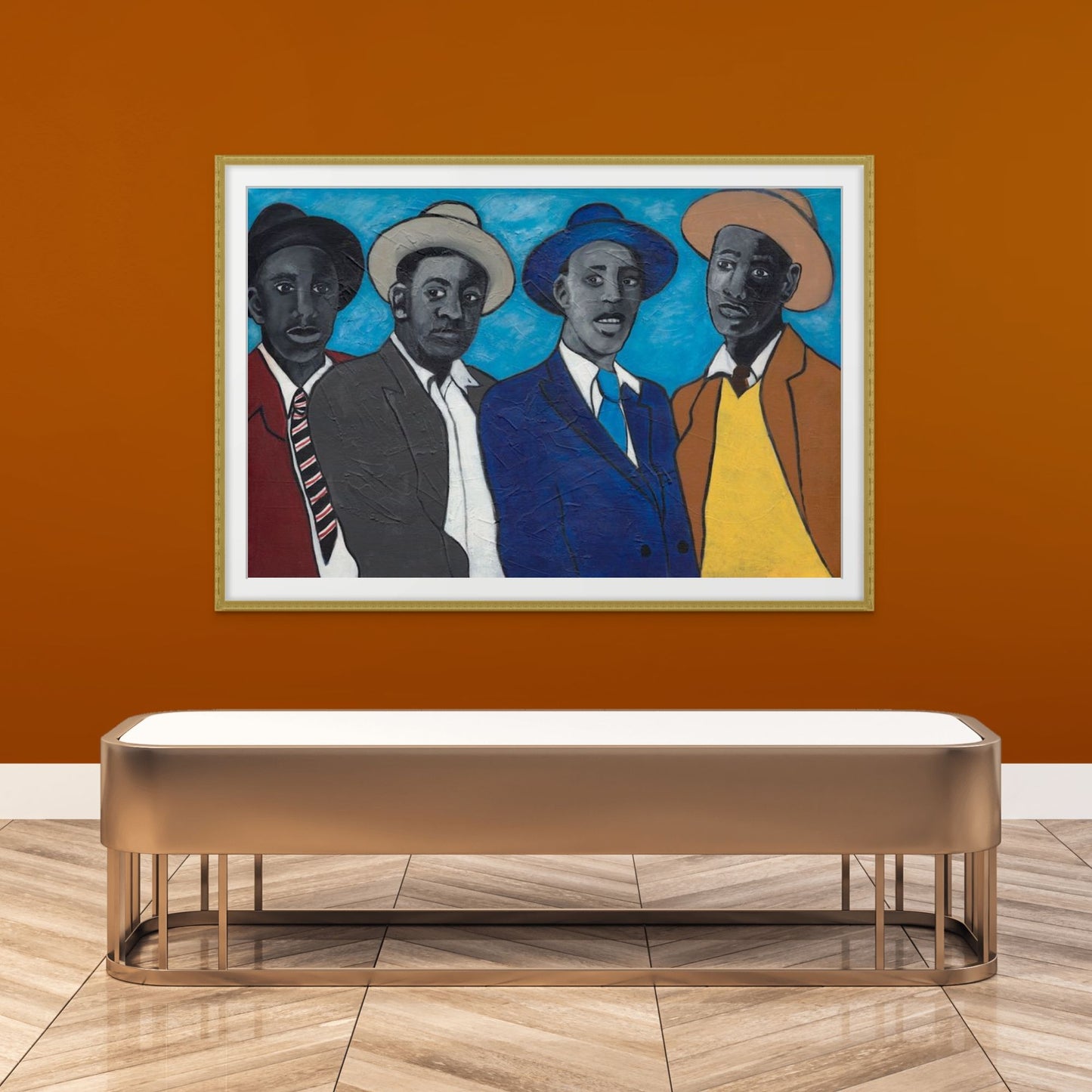 Four Guys - Framed Fine Art Print - Antionette's Artistry