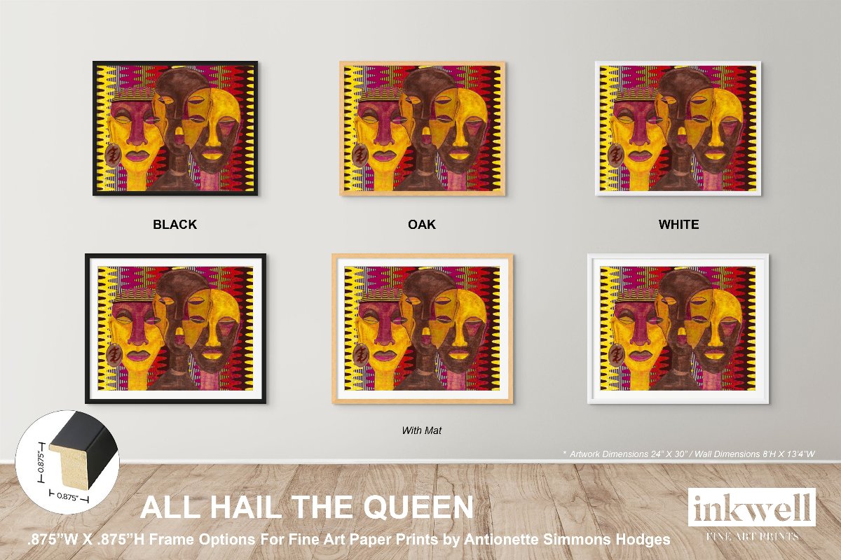 All Hail The Queen - Framed Fine Art Print - Antionette's Artistry