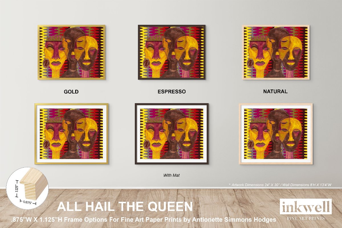 All Hail The Queen - Framed Fine Art Print - Antionette's Artistry