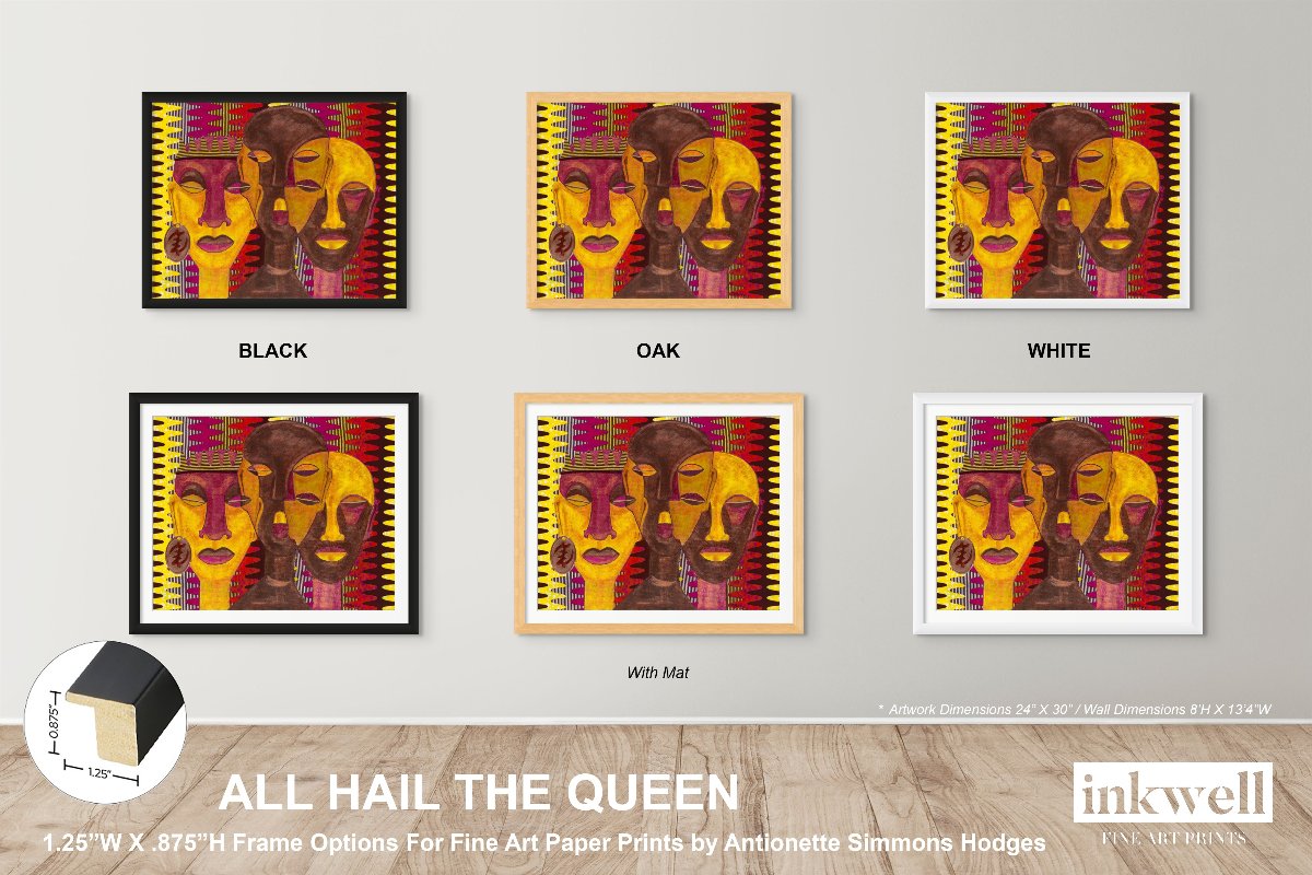 All Hail The Queen - Framed Fine Art Print - Antionette's Artistry