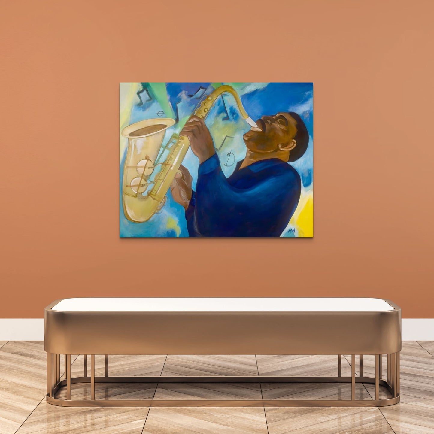 Groovin' - Stretched Canvas Print - Antionette's Artistry