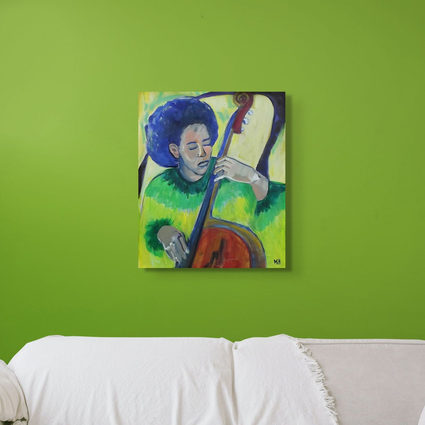 In Tune - Stretched Canvas Print - Antionette's Artistry