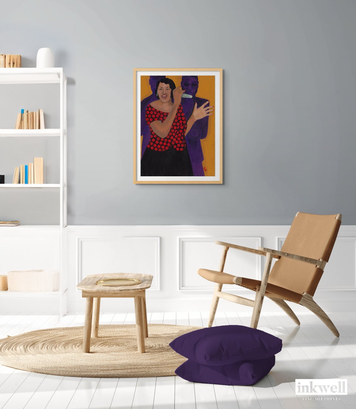 Jazz Singer - Framed Fine Art Print - Antionette's Artistry
