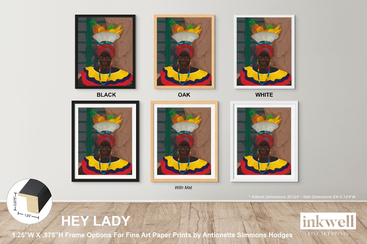Hey Lady - Framed Fine Art Print - Antionette's Artistry