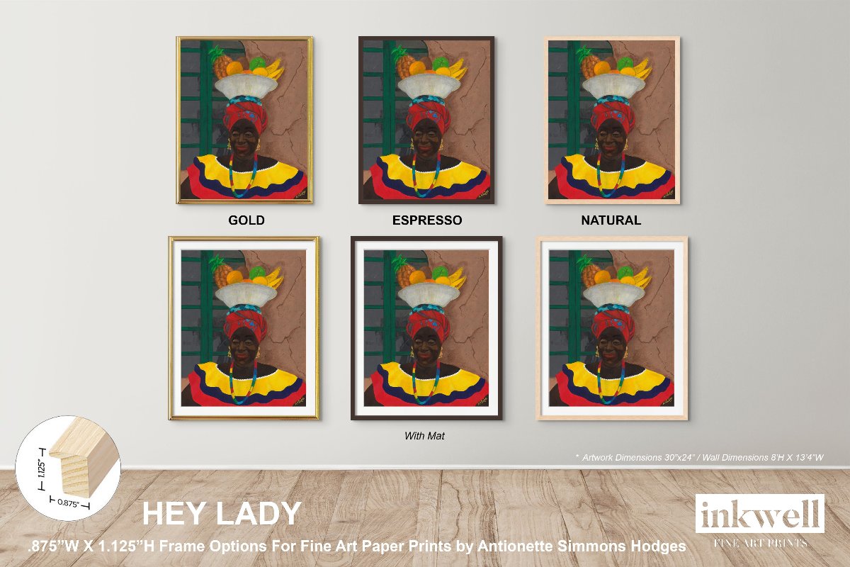 Hey Lady - Framed Fine Art Print - Antionette's Artistry