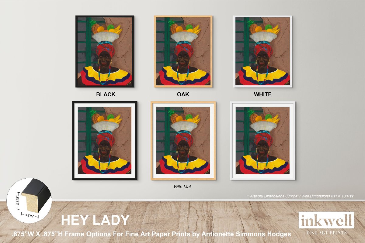 Hey Lady - Framed Fine Art Print - Antionette's Artistry