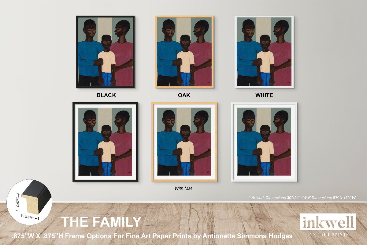 The Family - Framed Fine Art Print - Antionette's Artistry