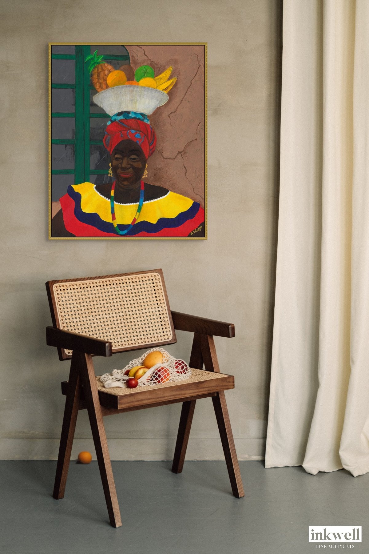 Hey Lady - Framed Stretched Canvas Print - Antionette's Artistry