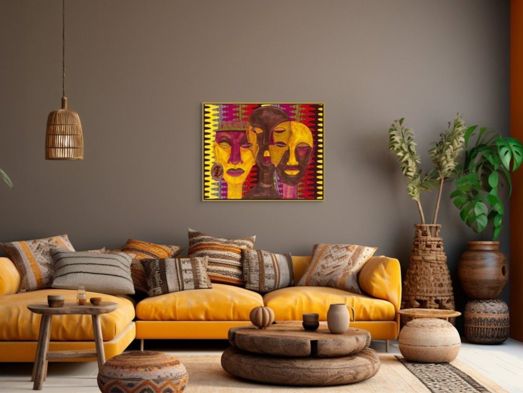 All Hail The Queen - Framed Stretched Canvas Print - Antionette's Artistry