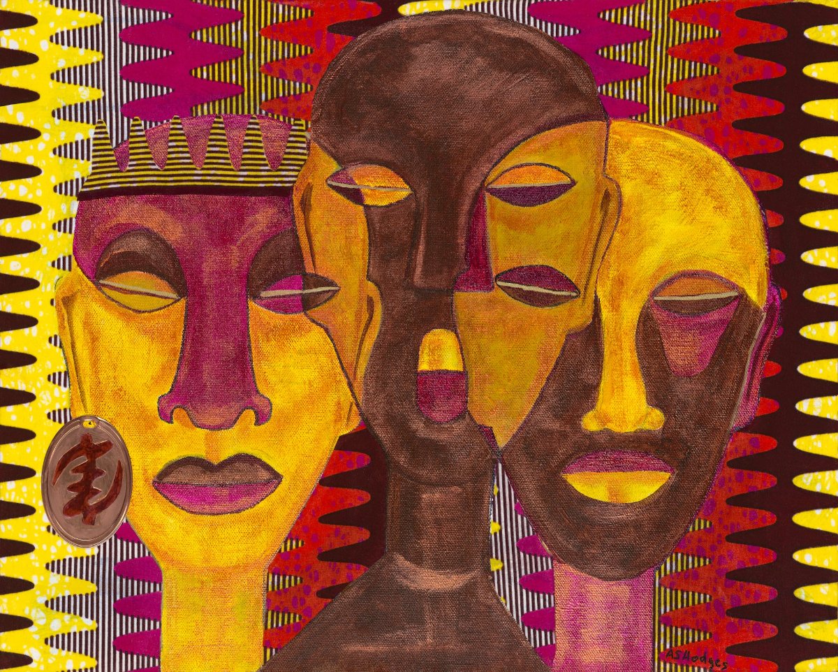 All Hail The Queen - Mixed Media Art Print - details of the artwork