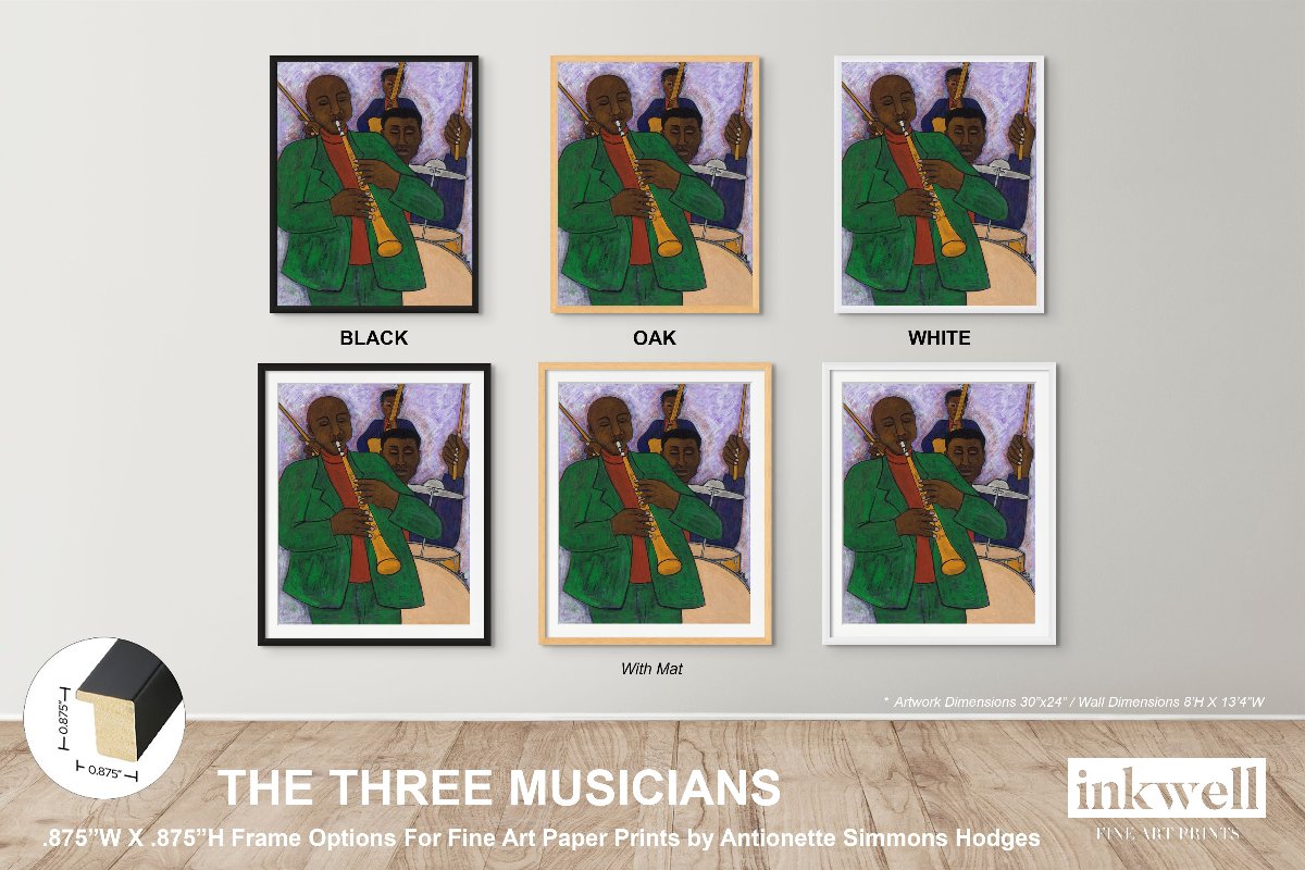 The Three Musicians - Framed Fine Art Print - Antionette's Artistry