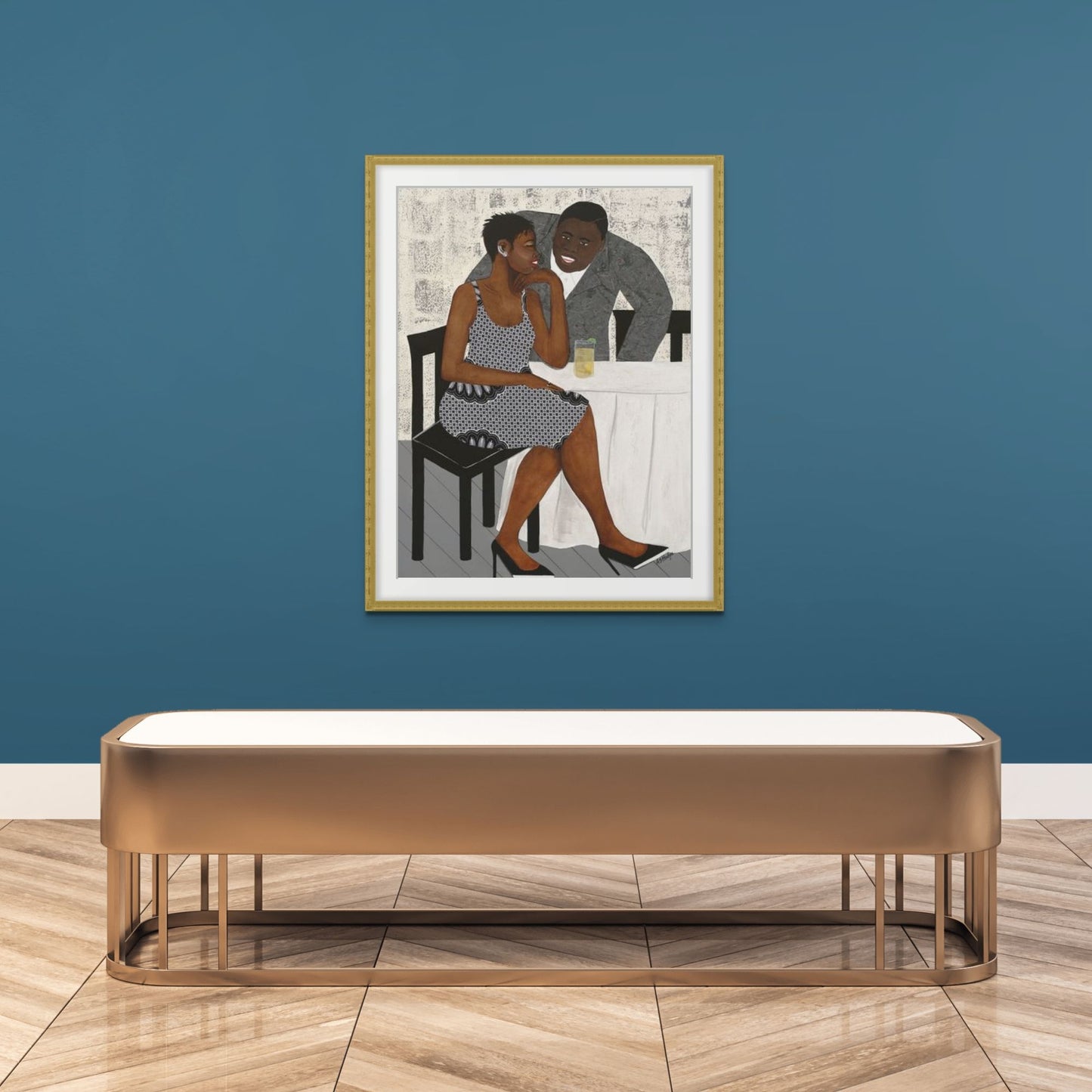 The Conversation - Framed Fine Art Print - Antionette's Artistry