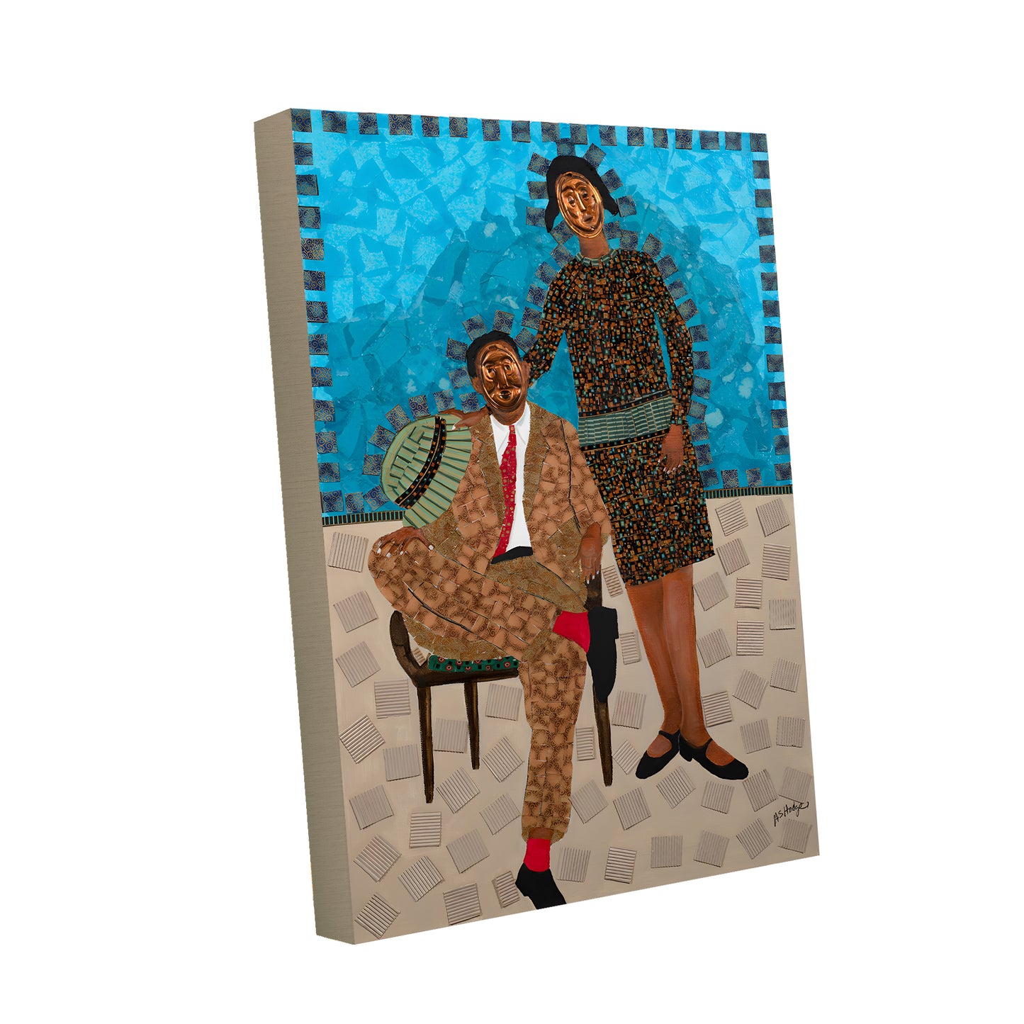 They Came Before Us -1 - Stretched Canvas Print - Antionette's Artistry