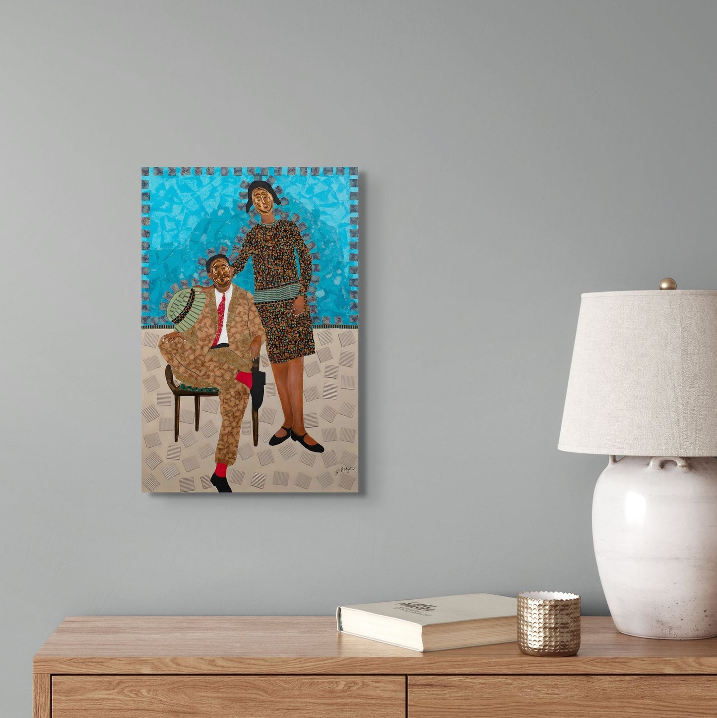 They Came Before Us -1 - Stretched Canvas Print - Antionette's Artistry