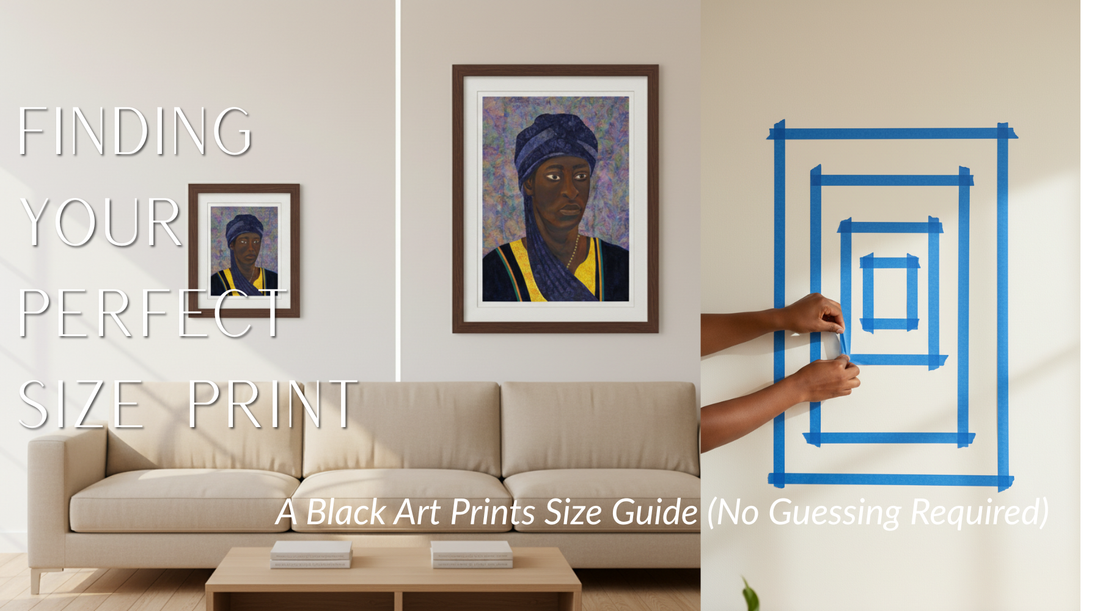 Finding Your Perfect Size Print: A Black Art Prints Size Guide (No Guessing Required)