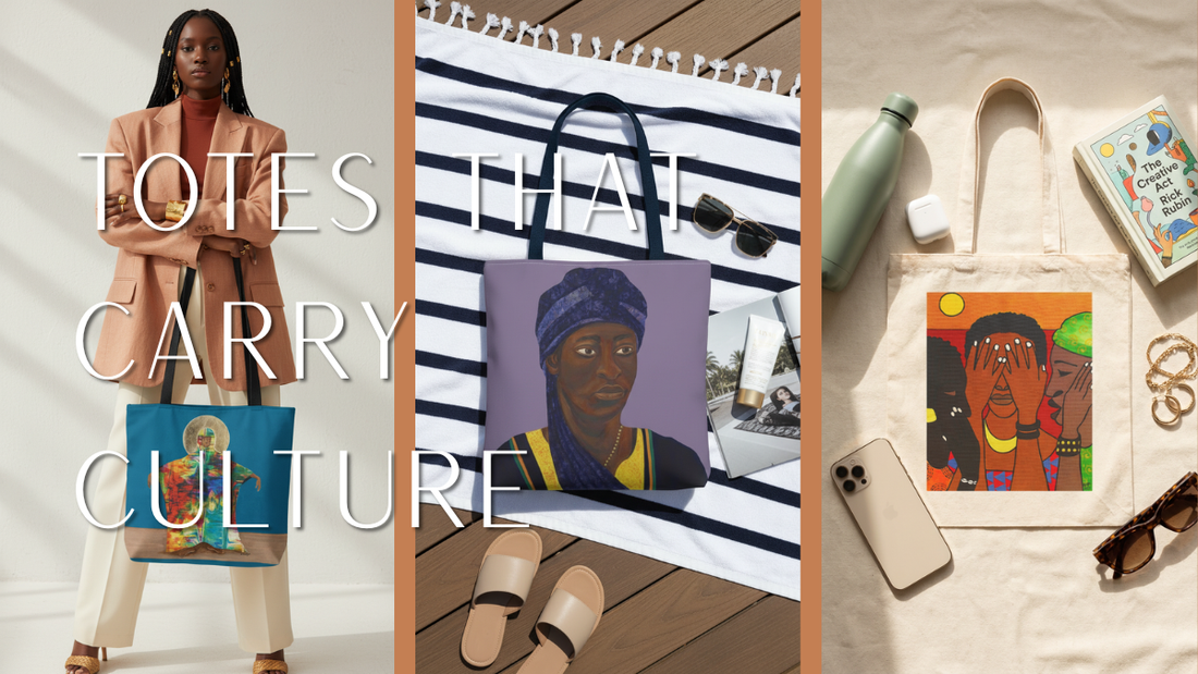 The Best Mother's Day Gift for Moms Who Love Black Art: Tote Bags That Carry Culture