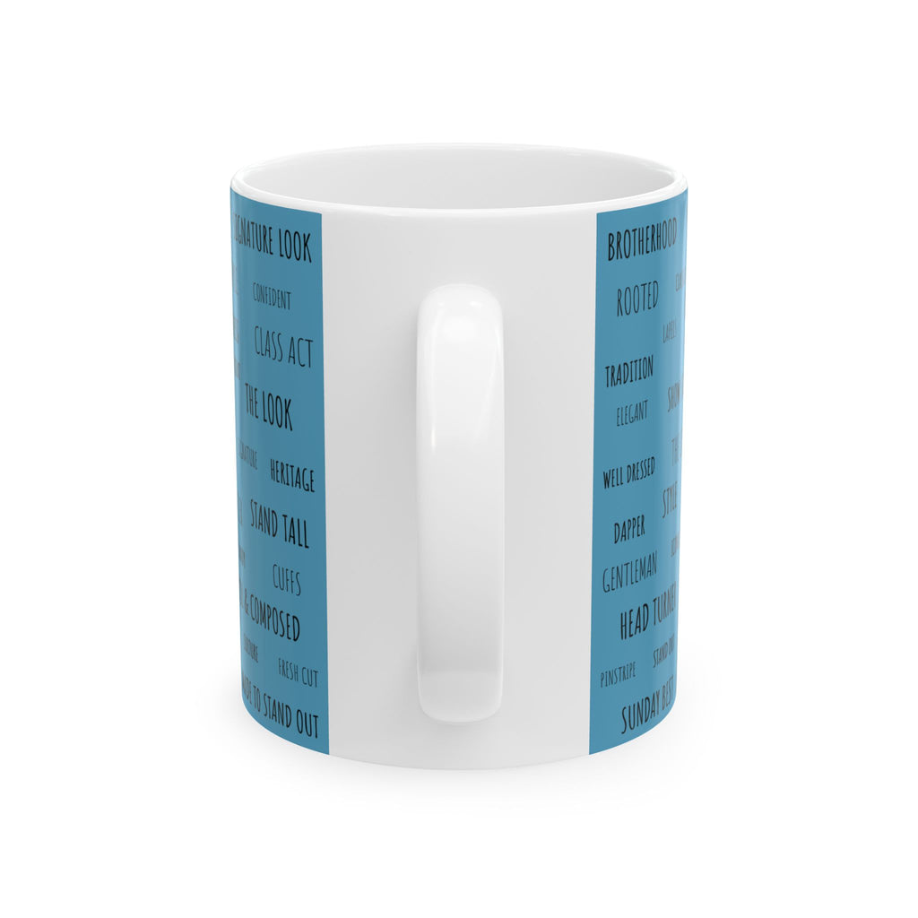 Dapper by Design Black Art Mug (11oz) - Father’s Day Gift - Juneteenth - Groomsmen Mug