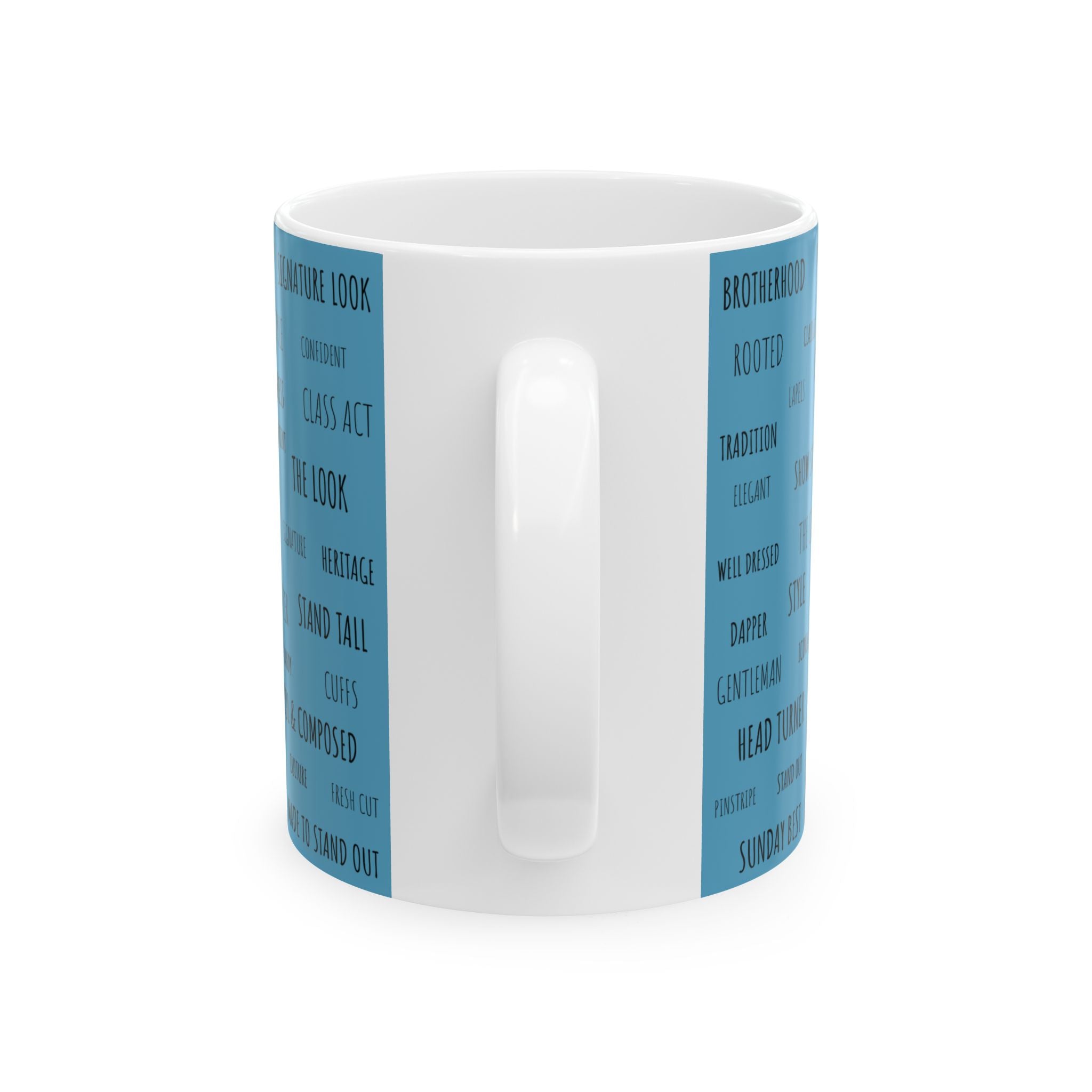 Dapper by Design Black Art Mug (11oz) - Father’s Day Gift - Juneteenth - Groomsmen Mug