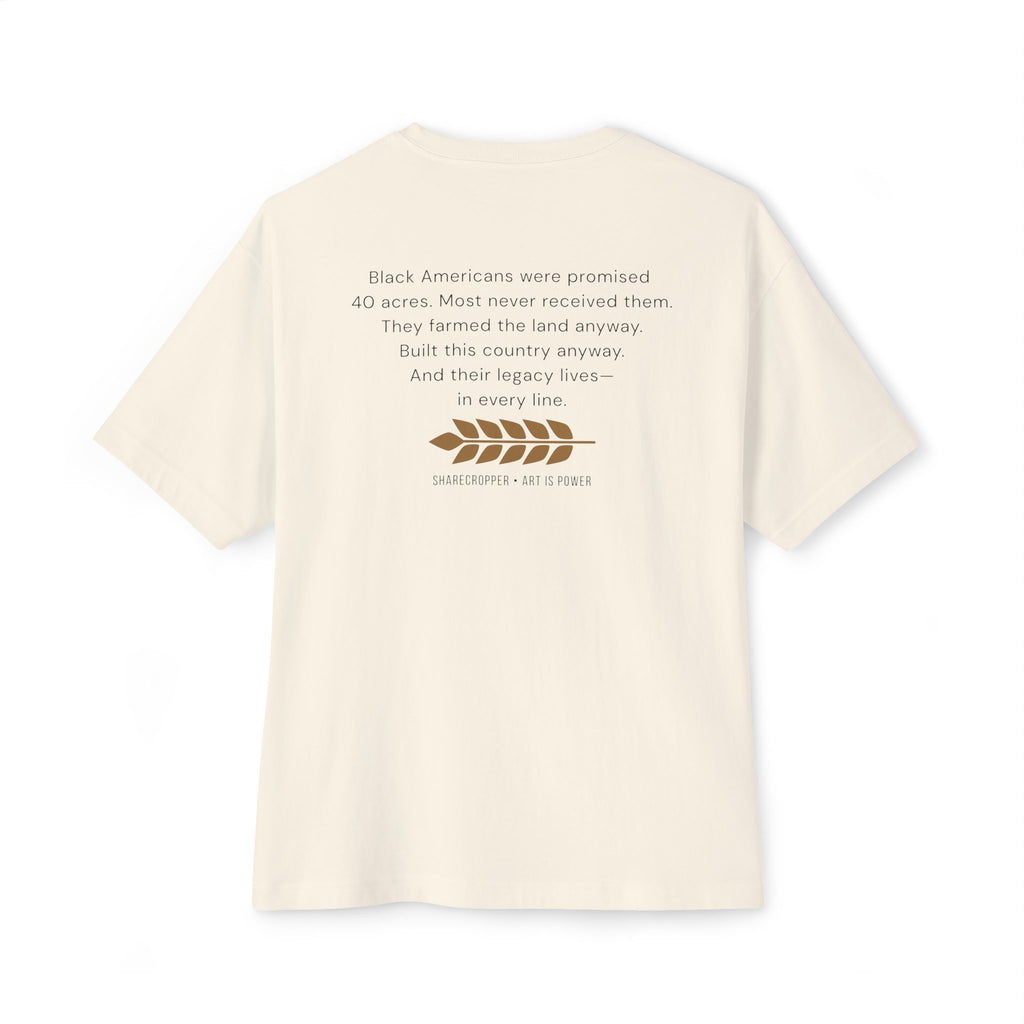The Sharecropper tee on-body product reference — Art Is Power Vol. I | Inkwell Fine Art Prints