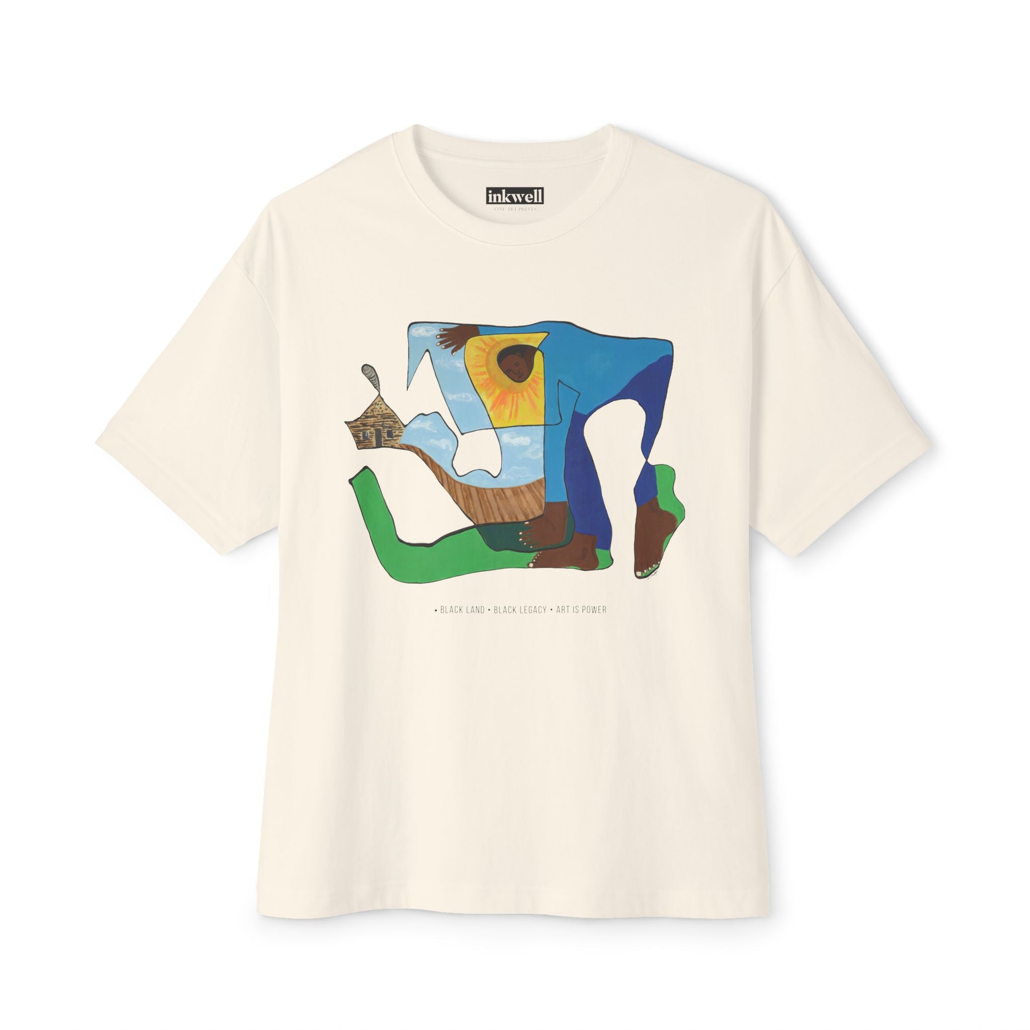 The Sharecropper tee product back reference — Art Is Power Vol. I | Inkwell Fine Art Prints