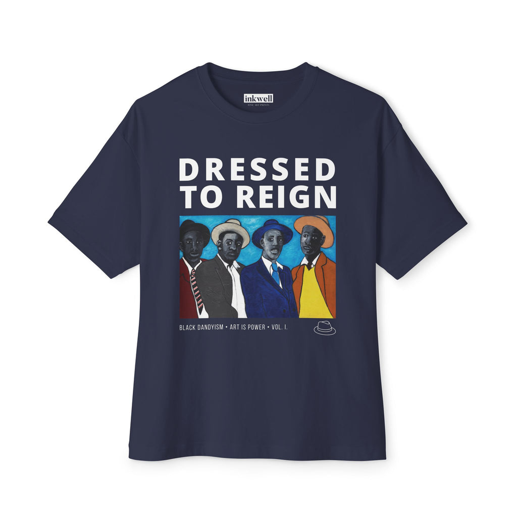 Dressed to Reign tee product mockup — Art Is Power Vol. I | Inkwell Fine Art Prints