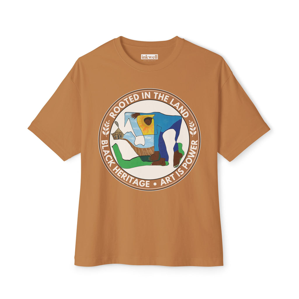 Rooted in the Land tee product back reference — Art Is Power Vol. I | Inkwell Fine Art Prints