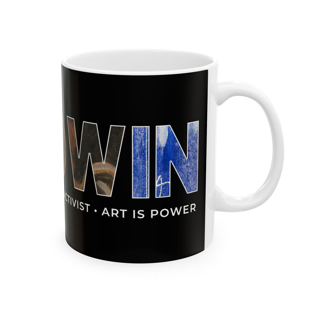 James Baldwin ceramic mug white product reference view 2 — Art Is Power Vol. I by Inkwell Fine Art Prints