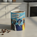 Dapper by Design Black Art Mug (11oz) - Father’s Day Gift - Juneteenth - Groomsmen Mug
