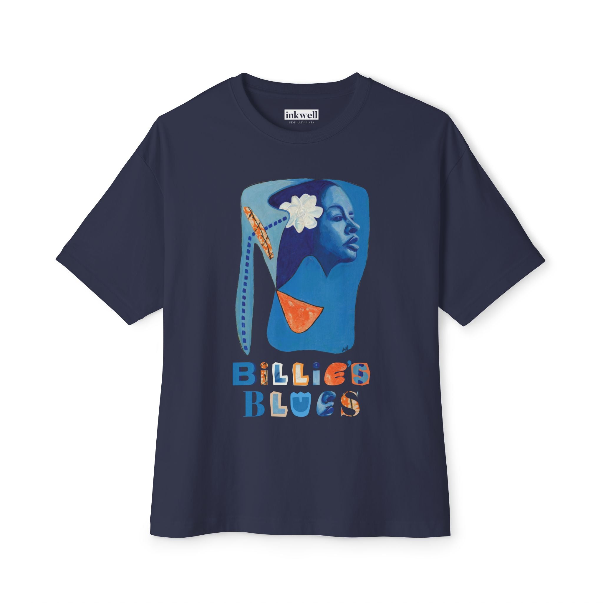 Billie's Blues tee product reference view — Art Is Power Vol. I | Inkwell Fine Art Prints
