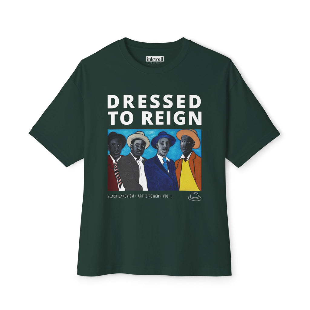 Dressed to Reign tee product back reference — Art Is Power Vol. I | Inkwell Fine Art Prints