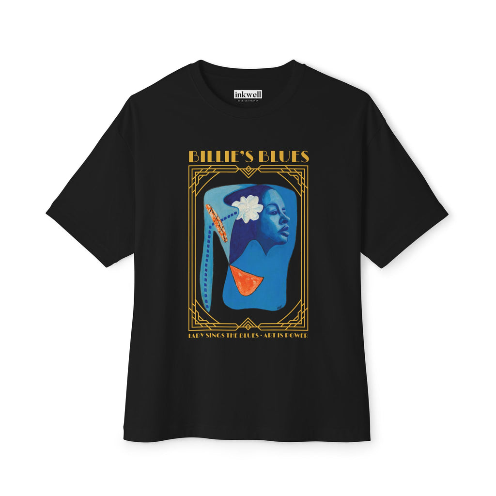 Billie Holiday Art Deco tee back product reference — Art Is Power Vol. I | Inkwell Fine Art Prints