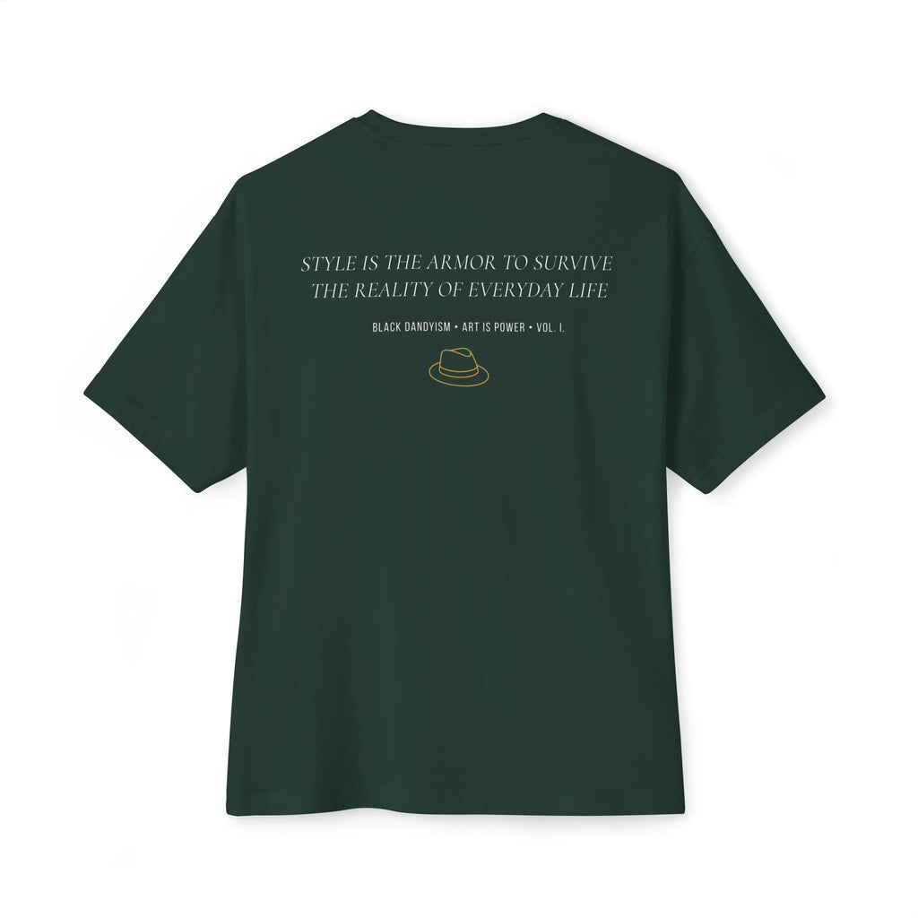 Dressed to Reign tee on-body reference — Art Is Power Vol. I | Inkwell Fine Art Prints