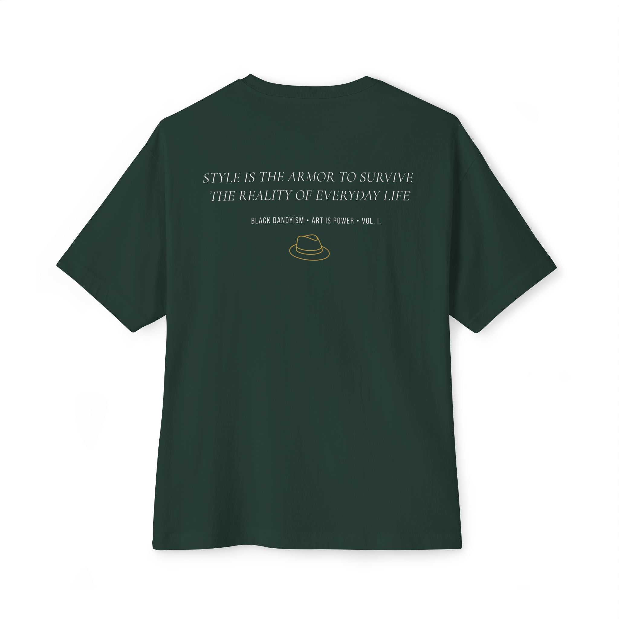 Dressed to Reign tee on-body reference — Art Is Power Vol. I | Inkwell Fine Art Prints