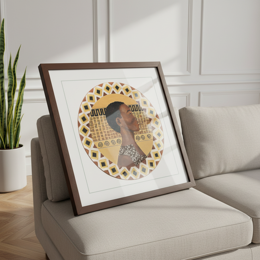 Dahomey Warrior Art Print | African American Cultural Wall Decor