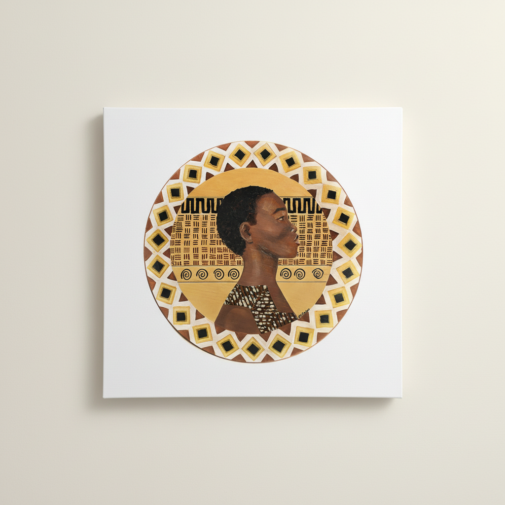 Dahomey Warrior Canvas Wall Art | African Heritage Decor
