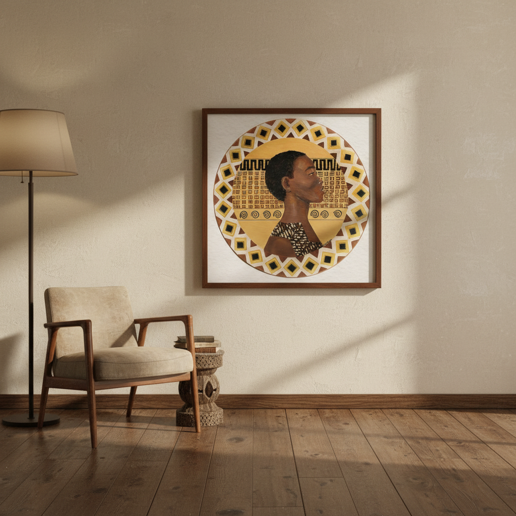 Dahomey Warrior Art Print | African American Cultural Wall Decor