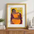 A Quiet Moment - Framed Fine Art Print | relaxing artwork