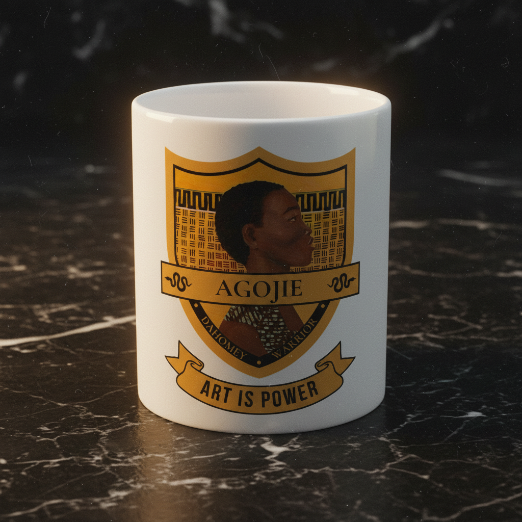 Dahomey Warrior Mug — Art Is Power Vol. I | Inkwell Fine Art Prints