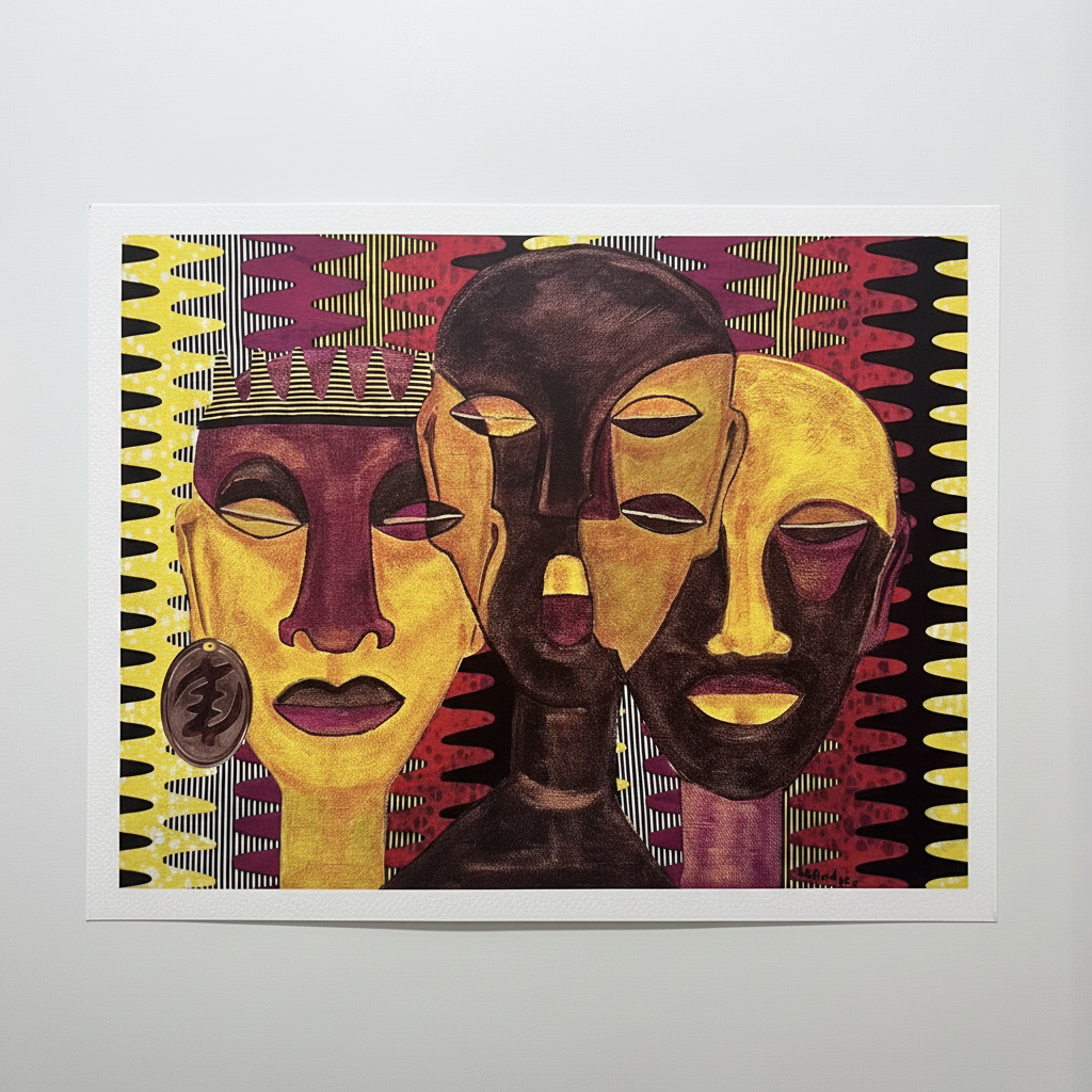 Black Queen Art Print | African American Woman Wall Decor