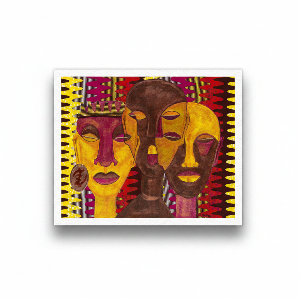 Black Queen Canvas Wall Art | African American Home Decor