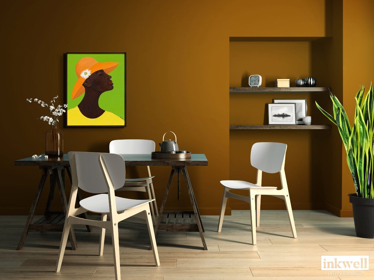 Annabelle's New Hat - Framed Fine Art Print - Antionette's Artistry