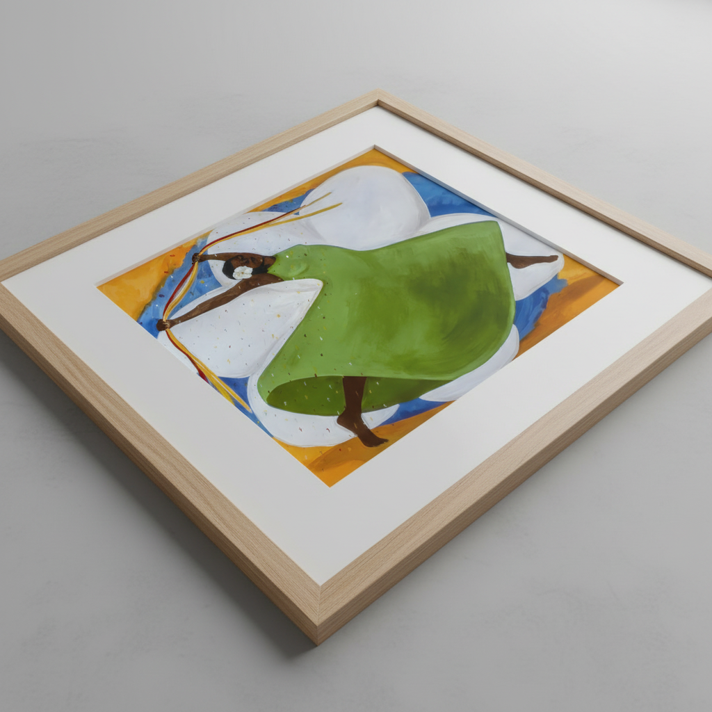 Caribbean Dance Wall Art | Framed Afrocentric Decor