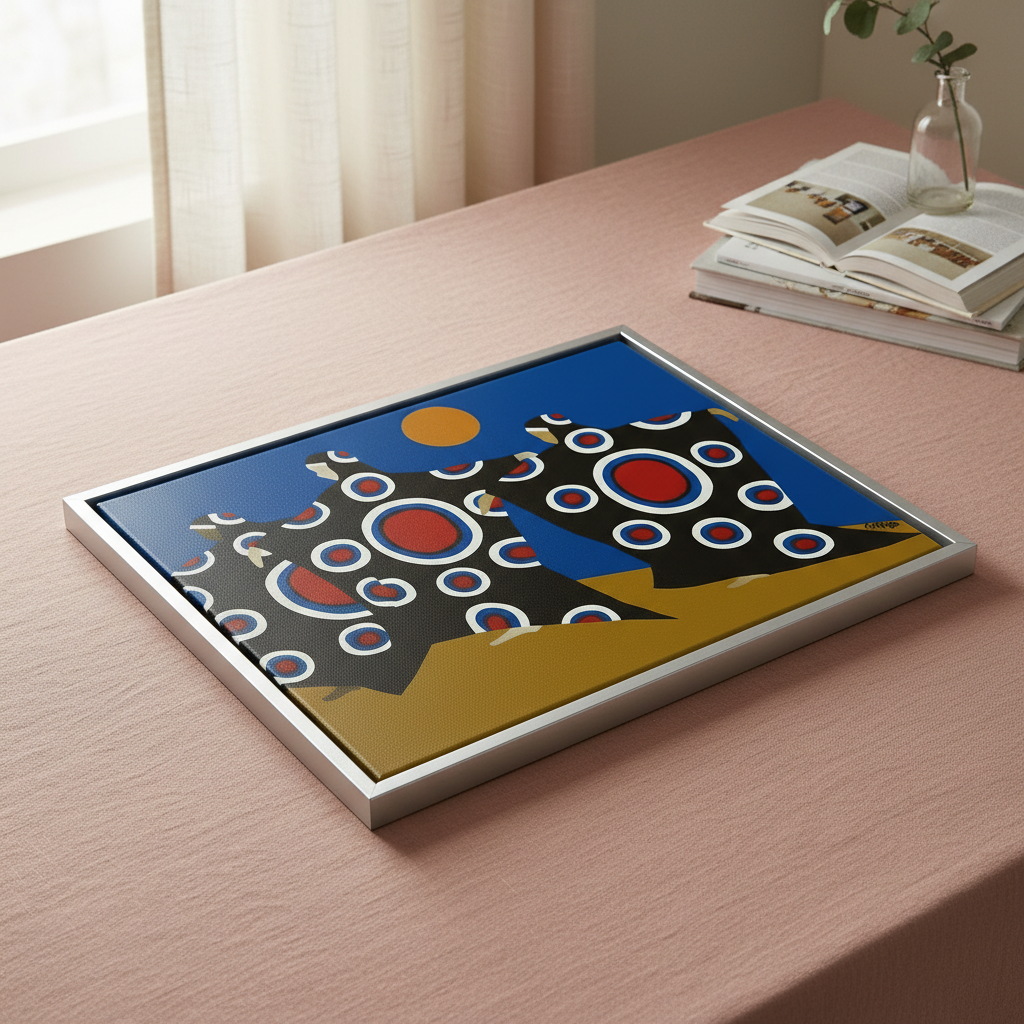 Afro-Caribbean Framed Canvas Wall Art | African American Home Decor