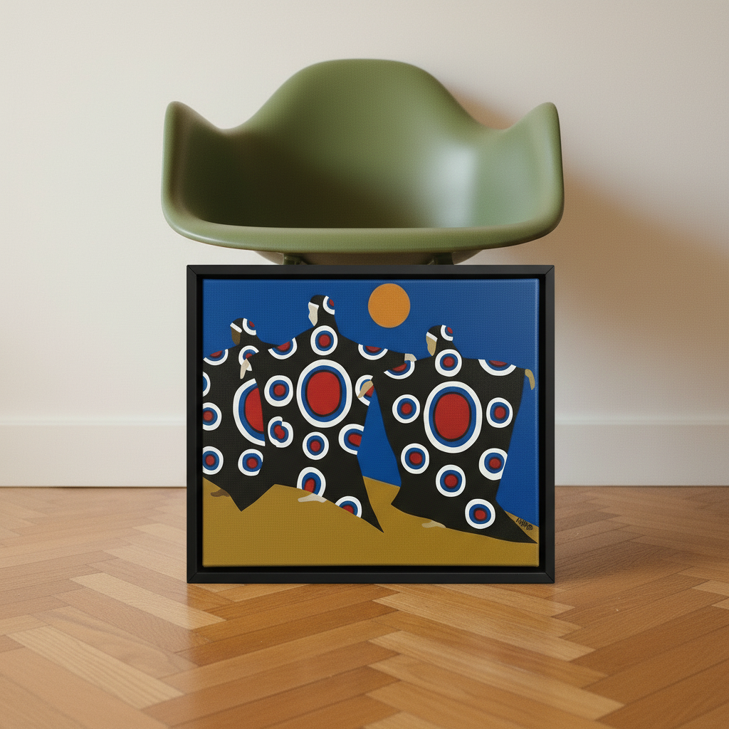Dougla Heritage Dance Art Print | Afrocentric Cultural Wall Decor